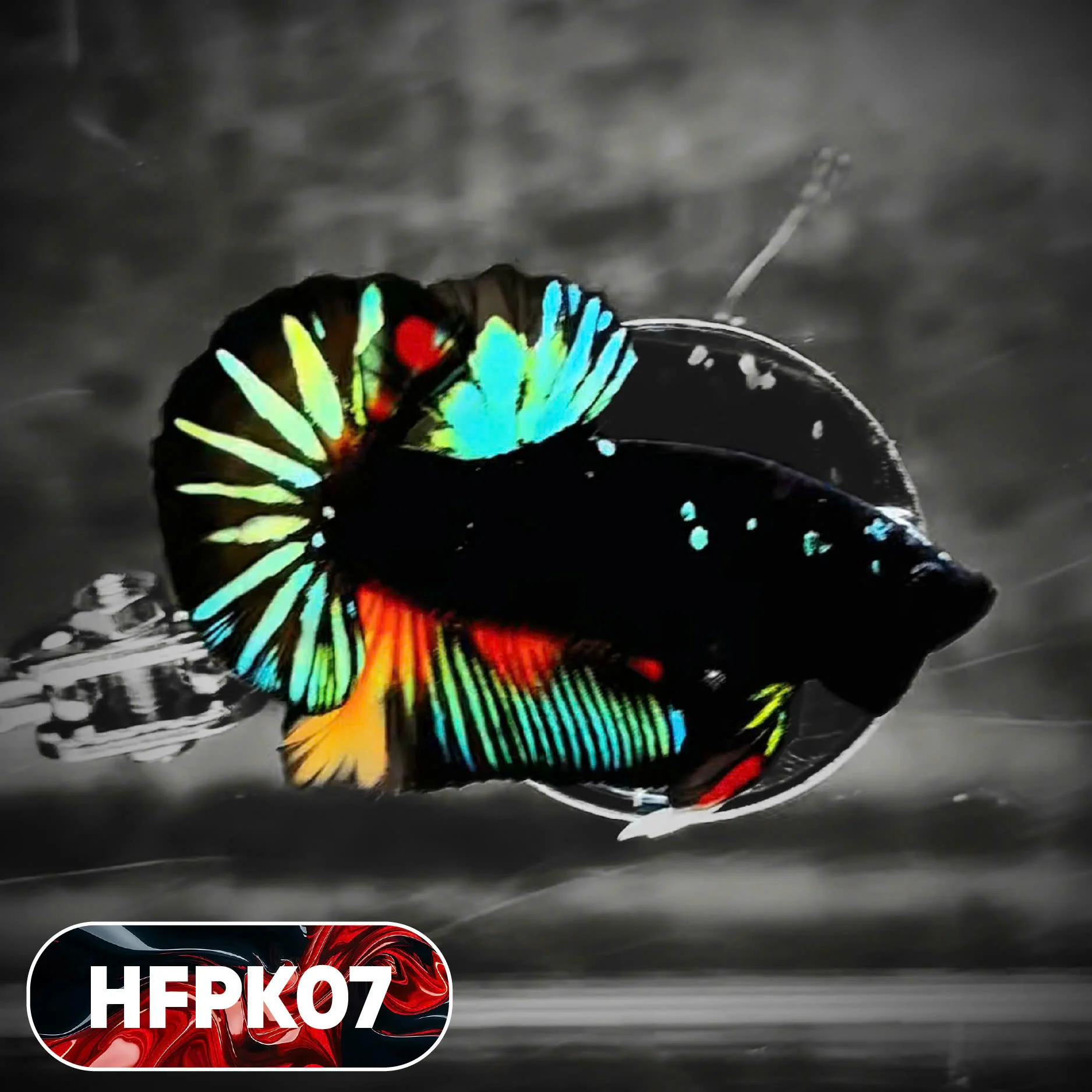 Dark Flame Hellfire Plakat Male Betta Fish | You Pick Fish | Rare Betta - Image 7